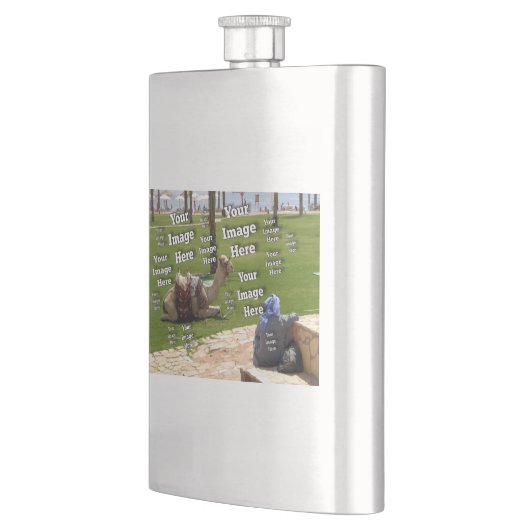 Erstellen Sie Ihre eigene Phantastische Bildvorlag Flachmann (Links)