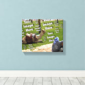 Erstellen Sie Ihre eigene Phantastische Bildvorlag Leinwanddruck (Insitu (Holzboden))