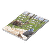 Erstellen Sie Ihre eigene Phantastische Bildvorlag Notizblock (Rotiert)