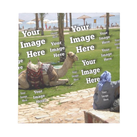 Erstellen Sie Ihre eigene Phantastische Bildvorlag Notizblock (Vorderseite)