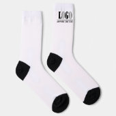 Erstellen Sie Ihre eigene Picture Business Name Co Socken (Rechts)