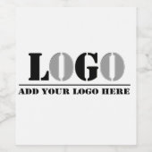 Erstellen Sie Ihre eigene Picture Business Name Co Weinetikett (Einzelnes Label)