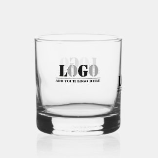 Erstellen Sie Ihre eigene Picture Business Name Co Whiskyglas