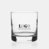 Erstellen Sie Ihre eigene Picture Business Name Co Whiskyglas (Links)