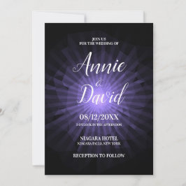 Erstellen Sie Ihre eigene Polygon Sunburst Wedding Einladung