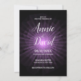 Erstellen Sie Ihre eigene Polygon Sunburst Wedding Einladung