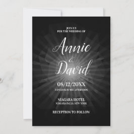 Erstellen Sie Ihre eigene Polygon Sunburst Wedding Einladung