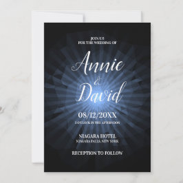 Erstellen Sie Ihre eigene Polygon Sunburst Wedding Einladung