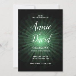 Erstellen Sie Ihre eigene Polygon Sunburst Wedding Einladung