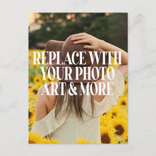 Erstellen Sie Ihre eigene Postkarte (Vorderseite)