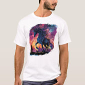 Erstellen Sie Ihre eigene Pyrois Dunkle Pferdemagi T-Shirt (Vorderseite)