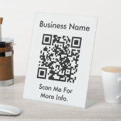 Erstellen Sie Ihre eigene QR-Codevorlage Sockelschild (In SItu)