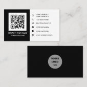 Erstellen Sie Ihre eigene QR-Visitenkarte Visitenkarte (Vorne/Hinten)