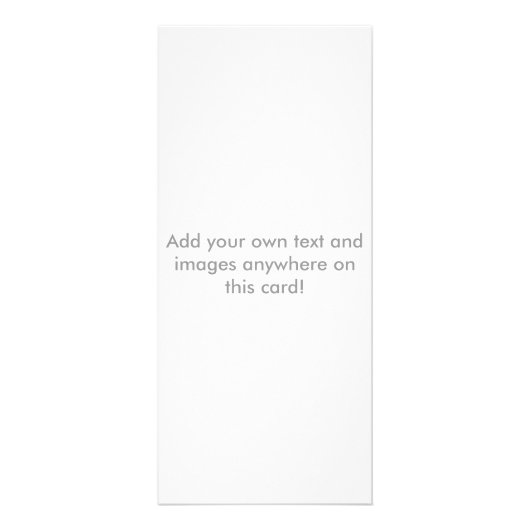 Erstellen Sie Ihre eigene Rackkarte Werbekarte (Vorne)