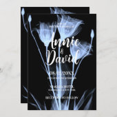 Erstellen Sie Ihre eigene Ray Blume Trio Hochzeit Einladung (Vorne/Hinten)