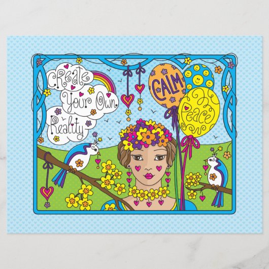 Erstellen Sie Ihre eigene Realität_flaches Papierb (Vorderseite)