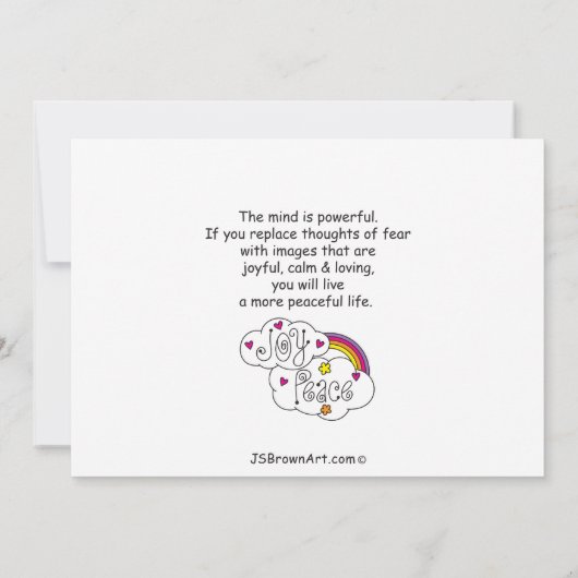 Erstellen Sie Ihre eigene Reality_Flat Card 7"x5" (Rückseite)