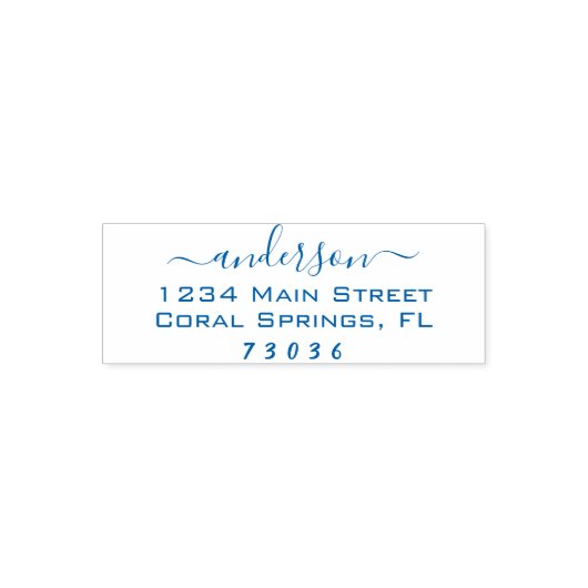 Erstellen Sie Ihre eigene rechteckige Rücksendeadr Permastempel (Design)