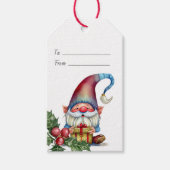 Erstellen Sie Ihre eigene Red & Blue Gnome Präsenz Geschenkanhänger (Vorderseite)