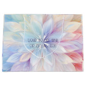 Erstellen Sie Ihre eigene Regenbogenweihnachtsfeie Große Geschenktüte (Vorderseite)