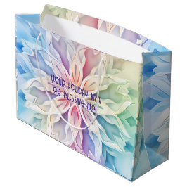 Erstellen Sie Ihre eigene Regenbogenweihnachtskuge Große Geschenktüte