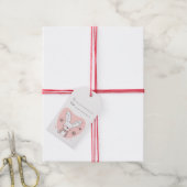 Erstellen Sie Ihre eigene Retro Bunny Orange Weihn Geschenkanhänger (Mit Garn)