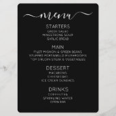 Erstellen Sie Ihre eigene Retro-Lady Menükarte (Vorderseite)