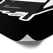 Erstellen Sie Ihre eigene Retro-Lady. Poster (Ecke)