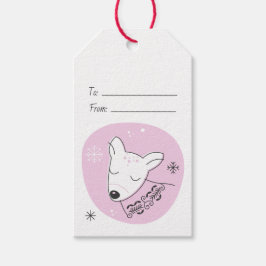 Erstellen Sie Ihre eigene Retro-Rentiermaschine Ro Geschenkanhänger