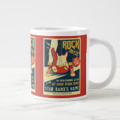 Erstellen Sie Ihre eigene Retro Rock Music Jumbo-T Jumbo-Tasse (Rechts)