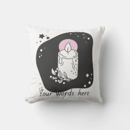 Erstellen Sie Ihre eigene Retro-Weihnachtskerze Kissen