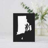Erstellen Sie Ihre eigene Rhode Island-Ankündigung Postkarte (Stehend Vorderseite)