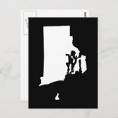 Erstellen Sie Ihre eigene Rhode Island-Ankündigung Postkarte (Vorne/Hinten)