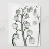 Erstellen Sie Ihre eigene Röntgen-Lily-Blume Einladung (Rückseite)