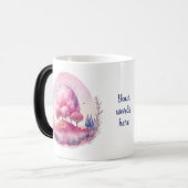 Erstellen Sie Ihre eigene rosa Baumlandschaft Verwandlungstasse (Vorderseite Links)