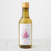 Erstellen Sie Ihre eigene rosa Baumlandschaft Weinetikett (Vorderseite)