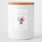 Erstellen Sie Ihre eigene rosa Kristallkugel Apoth Lebensmitteletikett (Vorderseite)