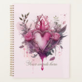 Erstellen Sie Ihre eigene rosa Liebe-Kerze Planer (Vorderseite)