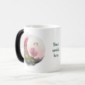 Erstellen Sie Ihre eigene rosa Mondlandschaft Verwandlungstasse (Vorderseite Links)