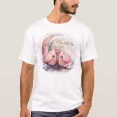 Erstellen Sie Ihre eigene rosa Mondmotte T-Shirt (Vorderseite)