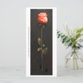 Erstellen Sie Ihre eigene Rosa Rose Bug Lesezeiche (Stehend Vorderseite)