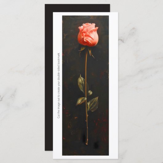 Erstellen Sie Ihre eigene Rosa Rose Bug Lesezeiche (Vorne/Hinten)