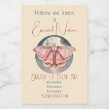 Erstellen Sie Ihre eigene rosa Vollmondmotte