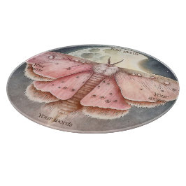 Erstellen Sie Ihre eigene rosa Vollmondmotte Schneidebrett