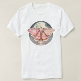 Erstellen Sie Ihre eigene rosa Vollmondmotte T-Shirt