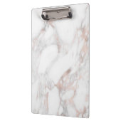 Erstellen Sie Ihre eigene Rose Gold Marble Blank T Klemmbrett (Links)