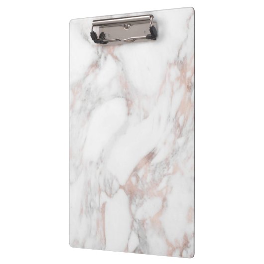Erstellen Sie Ihre eigene Rose Gold Marble Blank T Klemmbrett (Links)
