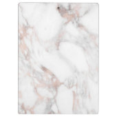 Erstellen Sie Ihre eigene Rose Gold Marble Blank T Klemmbrett (Rückseite)