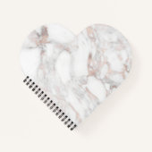 Erstellen Sie Ihre eigene Rose Gold Marble Blank T Notizblock (Vorderseite)