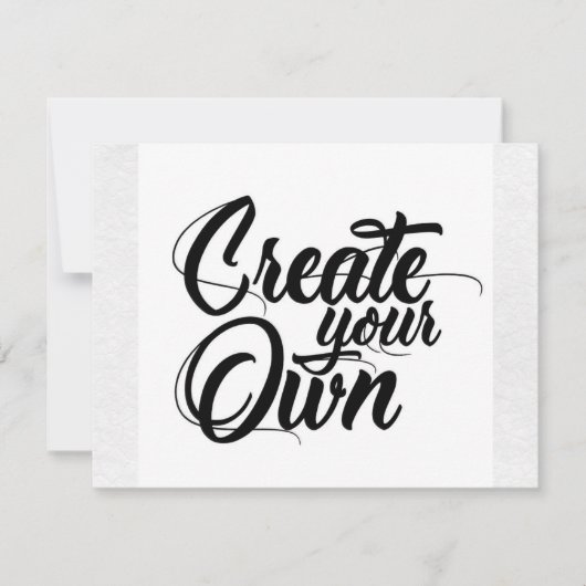 Erstellen Sie Ihre eigene RSVP-Karte RSVP Karte (Vorderseite)